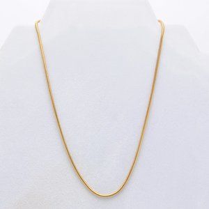 Golden Snake Choker Chain Necklace -